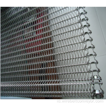 Sabuk Konveyor Wire Mesh Spiral Freezer